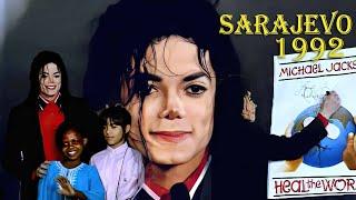 Michael Jackson Press Conference in Sarajevo 1992