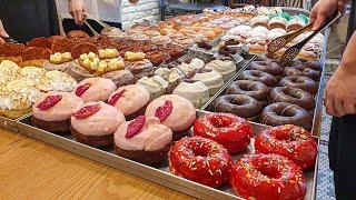 A place that makes 23 kinds of donuts every day - Korean street food