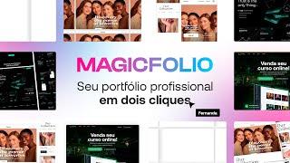 MAGICFOLIO - O seu portfólio automatizado / Crie diversos mockups com o seu projeto em segundos.