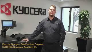 Meet Elmo Le Grange – Kyocera SA’s first engineer certified on the TASKalfa Pro 15000c