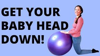 BREECH BABY TURNING EXERCISES | Get your baby head down (for every mum wanting a head down baby!)