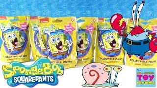 Spongebob Squarepants Collectible Figure Blind Bags Opening | PSToyReviews