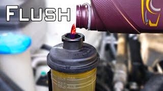 Power steering fluid flush, without pump in less than 10 minutes/Power steering fluid change/ALIMECH