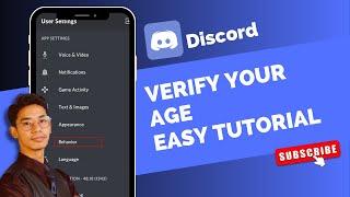 How to Verify Your Age on Discord !
