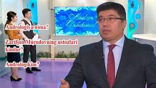 Zarifjon Murodov O'zbekiston telekanalida "Assalom O'zbekiston" ko'rsatuvidagi suhbat jarayonidan