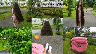 Very long hair ‍️ Rapunzel real life  New video from Bangkok ️