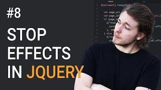 8: How to stop effects in jQuery - Learn jQuery front-end programming