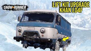 Lift Kit Upgrade Location Khan Lo4F in Snow*Runner