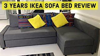 FRIHETEN Corner sofa-bed with storage, Skiftebo dark gray - REVIEW | 3 year REVIEW