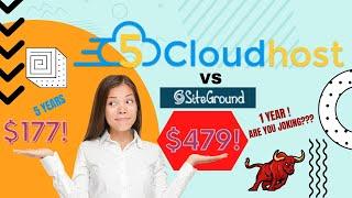 Hosting 5Cloud $ Review vs SiteGround Cost | SiteGround GoGeek $ vs 5Cloudhost Unlimited Plan Review