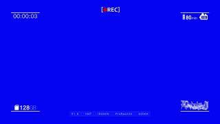 Video Camera Recording Frame  Black & Blue Screen  free download