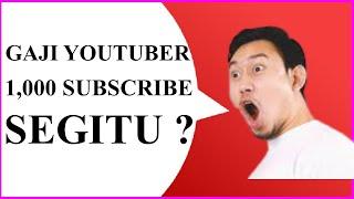 Berapa Gaji Youtuber 1000 Subscribe | Gaji Youtuber Pemula