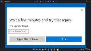 [SOLVED] Microsoft Store Error Code: 0x80073CF3