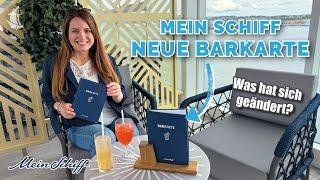 Neue Mein Schiff Barkarte: Highballs, Sprizzgetränke & Meer