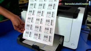 Generate and print barcode labels using Barcode Label Creator - Corporate Edition