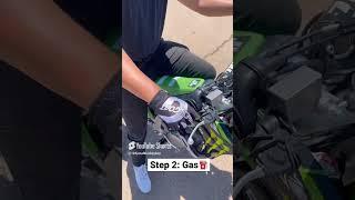 How to wheelie a dirt bike #dirtbike #dirtbiketrick