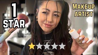 EXTREME Tingle Alert: 1-Star Rated Makeup Artist ASMR (lots of personal attention!) 