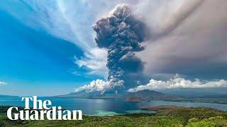 Indonesia volcano: authorities race to evacuate remaining villagers amid eruptions