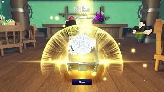Getting Mythic NIKA(Gear 5) Fruit in Fruit battlegrounds...(Roblox)