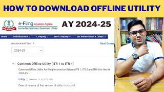 How To Download ITR Offline Utility | ITR Offline Utility | ITR Offline Utility AY 2024-25