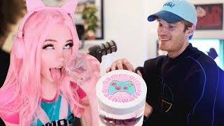 Pewdiepie Drinks Belle Delphines Bathwater on Cold Ones Podcast