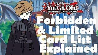 Forbidden and Limited Card List Explained - Let's Learn Yu-gi-oh TCG Discussion