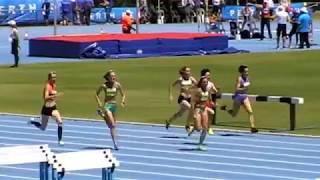 Women's 50-54 100m Final World Masters Athletics Championships 2016