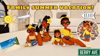 VACATION TO SANTORINI GREECE! *GHETTO TRIP*|Berry Ave Roleplay #roblox #berryave #roleplay