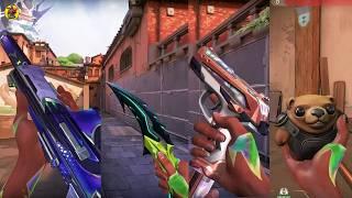 VALORANT Season 25 Act 2 battle Pass Skins In Game Showcase