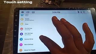 car Android all settings tutorial logo/ canbus / touch / resat /