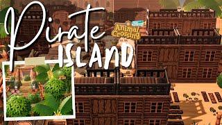 PIRATE THEMED ISLAND | tropical island tour with pirate ships | Animal Crossing: New Horizons