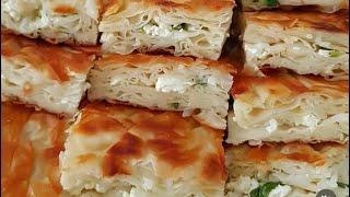 SADECE 2 BEZEYLE 20 KATLI BÖREK EN KOLAY MİLFÖY HAMURU TADINDA ÇITIR BÖREK TARİFİ