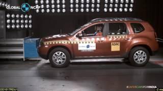 Renault Duster with driver airbag scores 3 stars