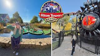 We Visited Alton Towers: The UK's BEST Theme Park! New Rides, Scarefest & Coasters at Night