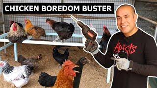 How to Keep Chickens Entertained - Boredom Buster Roost Bars