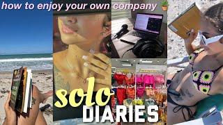 solo diaries 015: taking myself to the beach, DEEP talks about enjoying your time, apt update + MORE