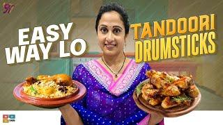 Easy tandoori Chicken Drumsticks || Nandu's World || Telugu vlog || instant food ||