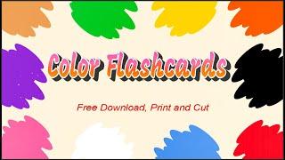 Basic Color Flashcards Free Download