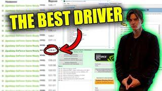 THIS IS THE BEST NVIDIA DRIVER FOR CS2 (and other games)