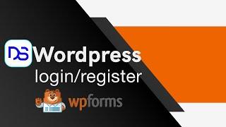 Custom WordPress register and login pages with WPForms plugin