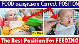 കുഞ്ഞിന്കിടത്തി ഭക്ഷണം കൊടുതാൽ | Best Position for Feeding| Chocking in Babies