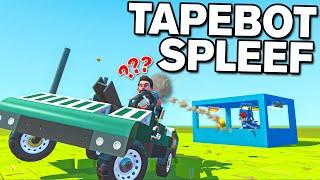 I Built a TAPEBOT SPLEEF Arena to TROLL My Friends! (Scrap Mechanic Multiplayer Monday)