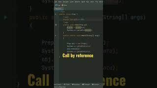 call by reference in java