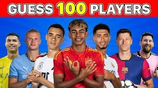 GUESS 100 FOOTBALL PLAYERS IN 3 SECONDS ️ FOOTBALL QUIZ 2025 | FOOTBALL PLAYER