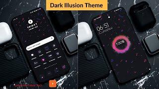 Dark Illusion Theme for oppo and realme With New Charging Animation|| New 2021 Theme||