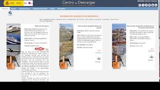 Cómo buscar y descargar en el Centro de Descargas-Instituto Geográfico Nacional