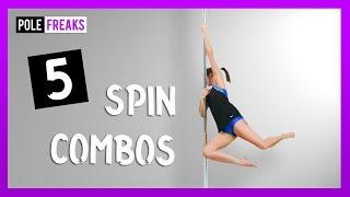 5 Pole Spin Combos for Beginners & Intermediate Polers on Static