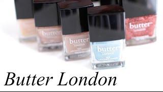 Butter London Nail Polish Swatches 10 shades