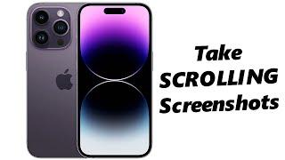 How To Take Full Page Screenshot On iPhone | Take a Scrolling Screenshot On iPhone