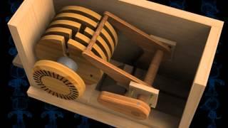 Safe Lock Mechanism Wooden Toy 3D Model